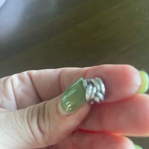 Pandora Silver Twisted Band Ring